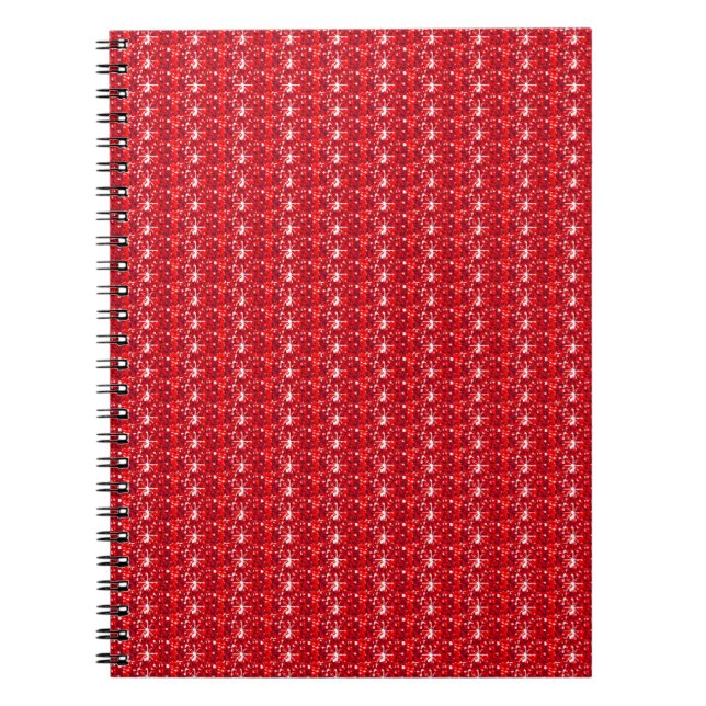 Cuaderno Rojo Purpurina (Frente)