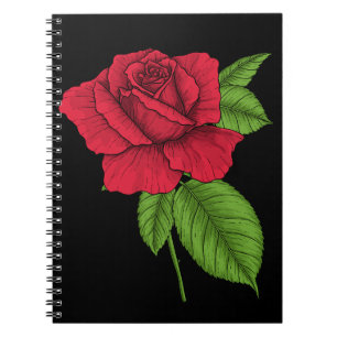 Cuaderno Rojo rosa 2