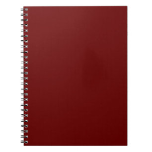 Cuaderno Rojo sangre (color sólido)