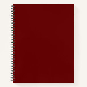 Cuaderno Rojo sangre (color sólido)