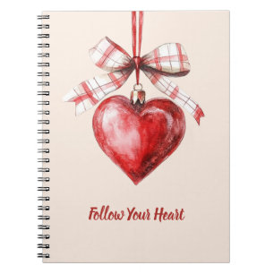 Cuaderno Rojo Sigue Tu Corazón