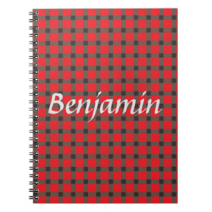 Cuaderno Rojo y gris