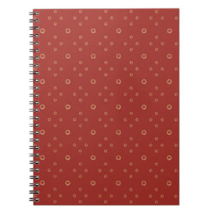 Cuaderno Rojo   Zinnia Dorada Sol