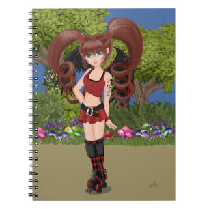 Cuaderno Roller Derby Anime Fairy Skin