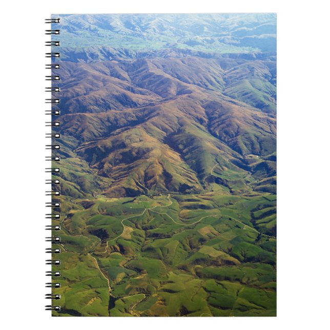 Cuaderno Rolling Hills en la región de Southland de Nueva (Frente)
