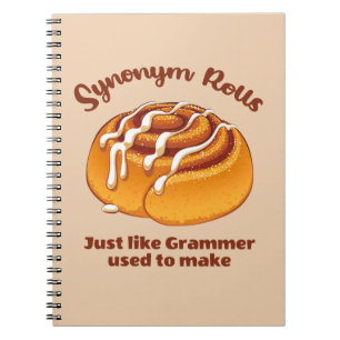 Cuaderno Rollos de sinónimo como Grammer solía hacer
