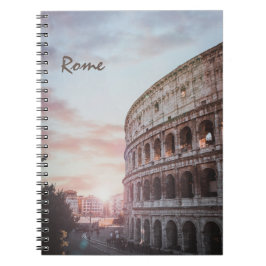 Cuaderno Roma Arquitectura antigua, paisaje de ciudad atard