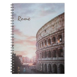 Cuaderno Roma Arquitectura antigua, paisaje de ciudad atard
