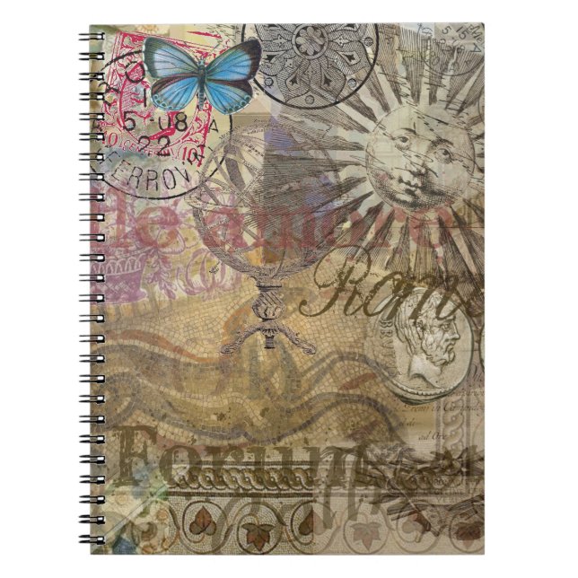 Cuaderno Roma Italia Ciudad de vacaciones de viaje (Frente)