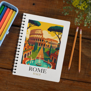 Cuaderno Roma Italia Coliseo Viajes Antiguos