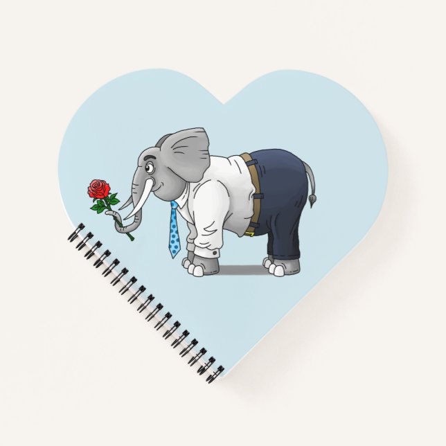 Cuaderno Romance con un elefante (Anverso)