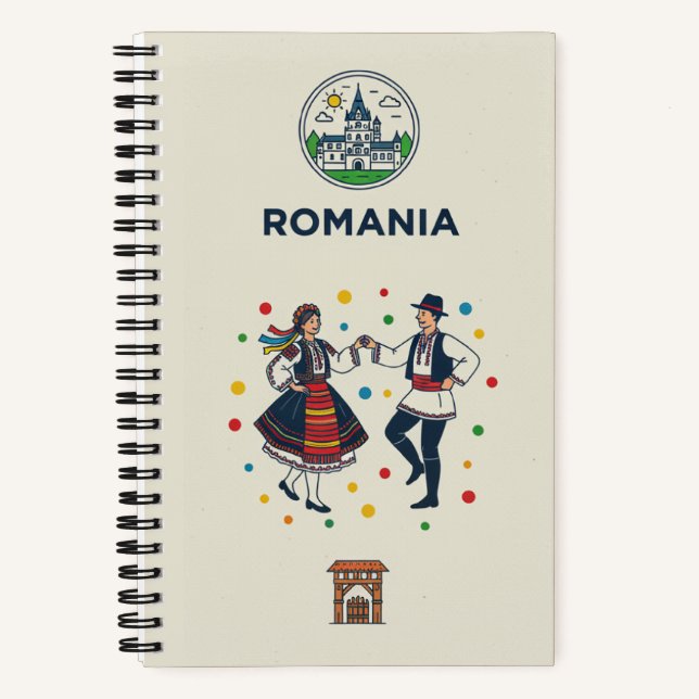 Cuaderno Romania Heritage & Folklore Photo Archive Journal (Anverso)
