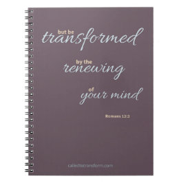 Cuaderno Romans 12:2 Notebook