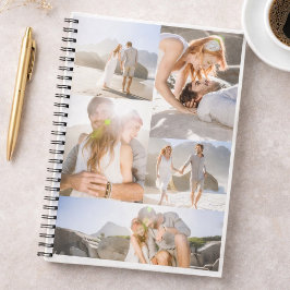 Cuaderno Romantic Beach Photo Collage