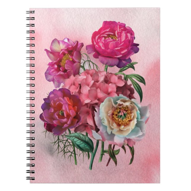 Cuaderno Romantic flower garden (Frente)