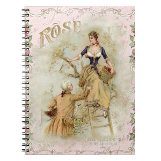 Cuaderno Romantic Paris Lovers pink shabbychic