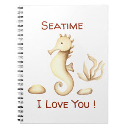 Cuaderno Romántico Minimalista Verano en el Mar