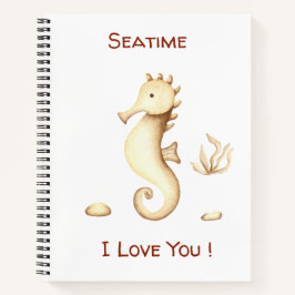 Cuaderno Romántico Minimalista Verano en el Mar