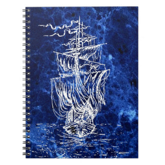 Cuaderno Romantisches Segelschiff