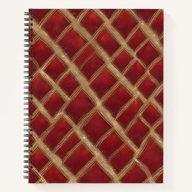 Cuaderno Rombos de Oro y Rubí (Anverso)