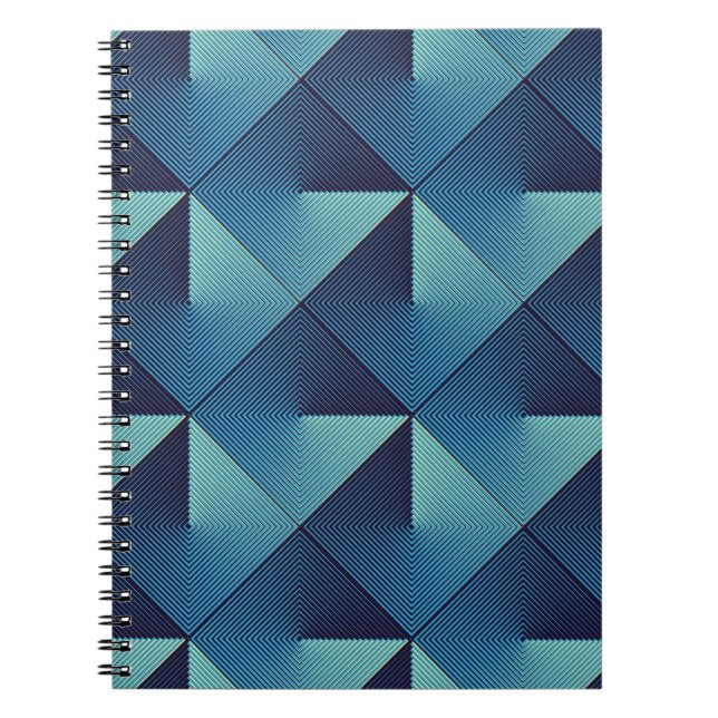 Cuaderno Rombuses De Op Art: Elegante (Frente)