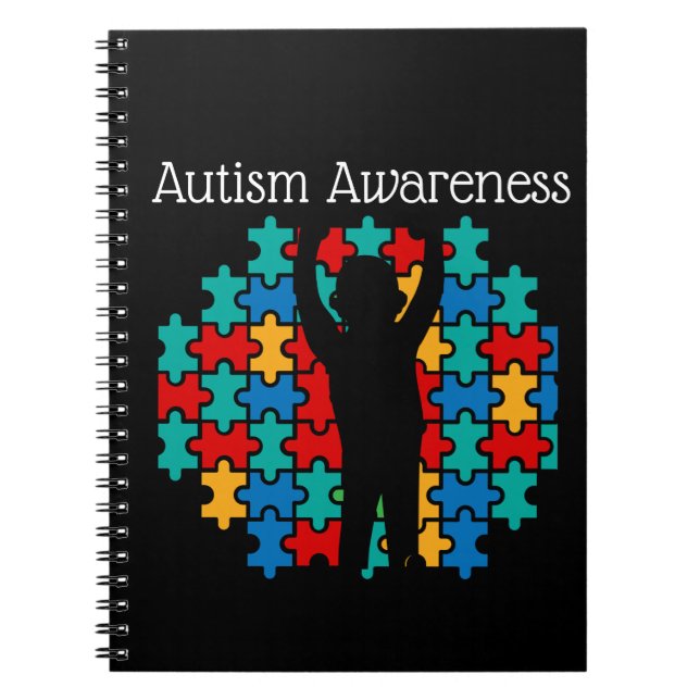 Cuaderno Rompecabezas de la conciencia del autismo (Frente)