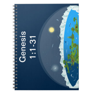 Cuaderno Rompecabezas de niños de la Tierra Plana