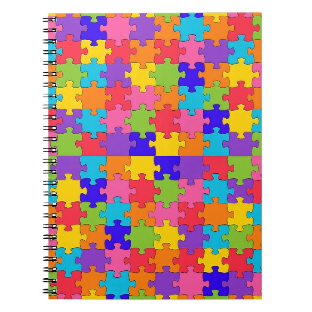Cuaderno rompecabezas del autismo (Frente)