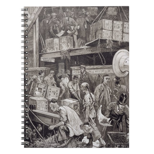 Cuaderno Rompiendo bulto a bordo de una nave del té en el (Frente)