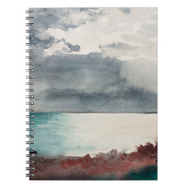 Cuaderno Rompiendo tormenta, costa de Maine por Winslow Hom