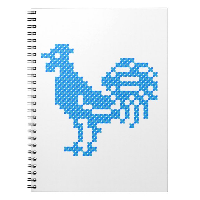 Cuaderno Rooster azul (Frente)