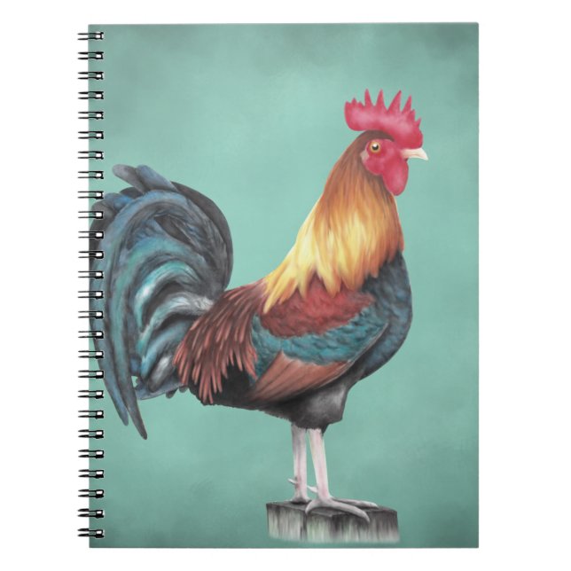 Cuaderno Rooster de acuarela (Frente)