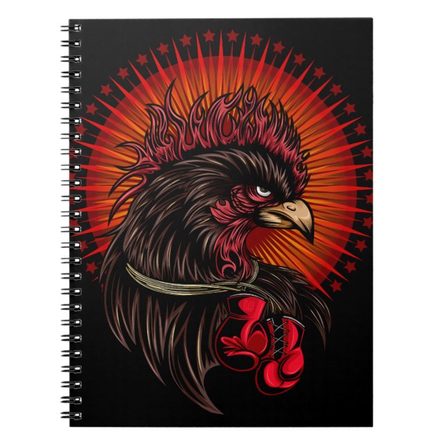 Cuaderno Rooster de boxeo (Frente)