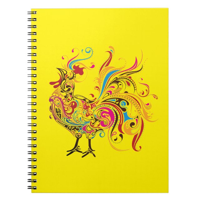 Cuaderno Rooster salvaje (Frente)