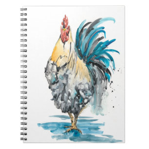 Cuaderno Rooster Splash - Retrato color agua