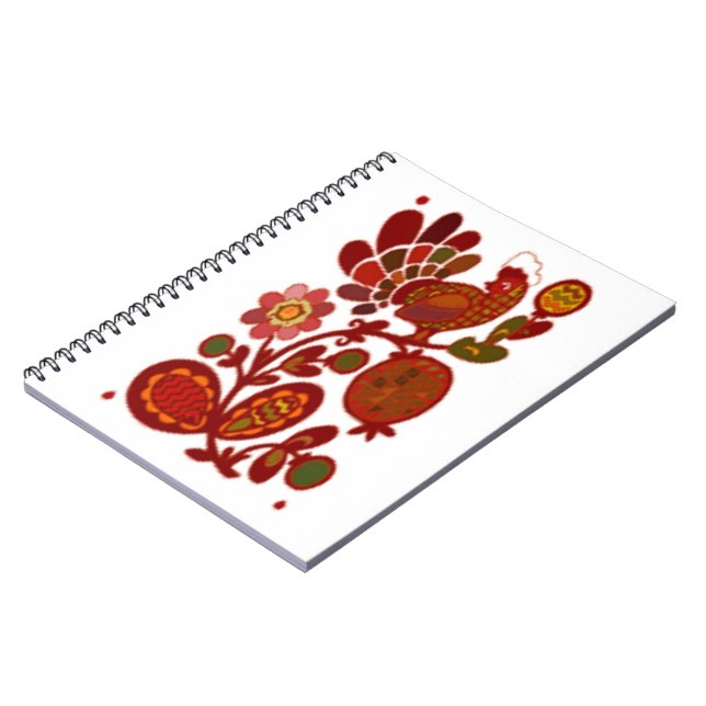 CUADERNO ROOSTER Y FLORES (Lado Izquierdo)