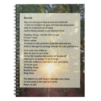 Cuaderno Rooted - Poema de la oración