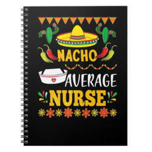 Cuaderno Ropa Cinco De Mayo Enfermera Nacho Promedio Mexica