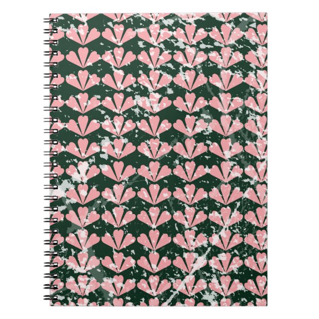 Cuaderno Ropa de corazones y flores. (Frente)