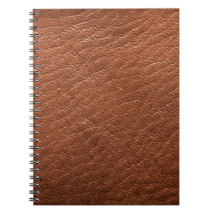 Cuaderno Ropa de estructura marrón de cuero