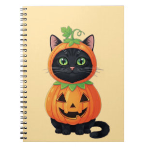 Cuaderno Ropa de gato de calabaza