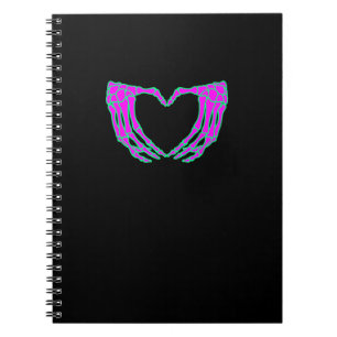 Cuaderno Ropa de Gótico Pastel, Manos del Corazón de Skelet