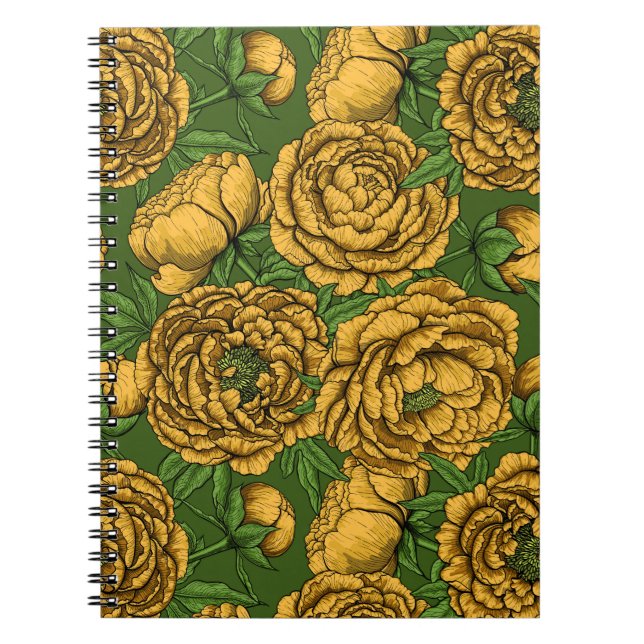 Cuaderno Ropa de peonía amarilla (Frente)