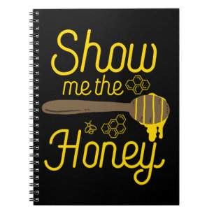 Cuaderno Ropa divertida del retruécano de la abeja de la
