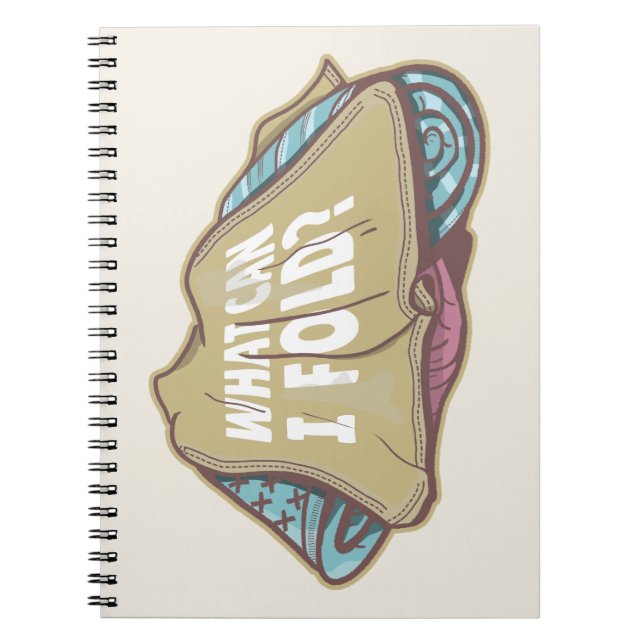 Cuaderno Ropa plegable, día de lavandería (Frente)