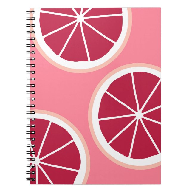 Cuaderno Ropa rosa de pomelo (Frente)