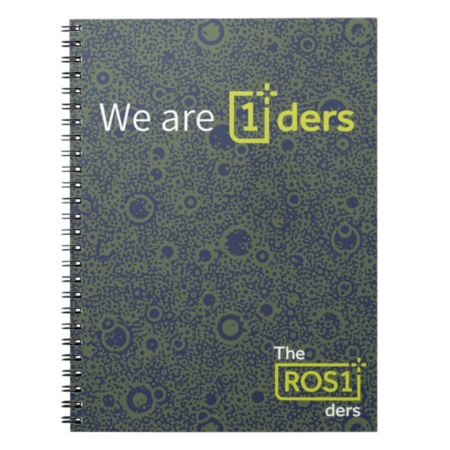 Cuaderno ROS1der Spiral Notebook Design #3 (Frente)