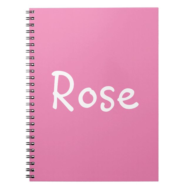 Cuaderno Rosa (Frente)