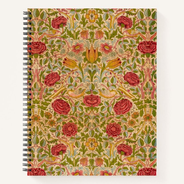 Cuaderno Rosa, 1883 por William Morris (Anverso)