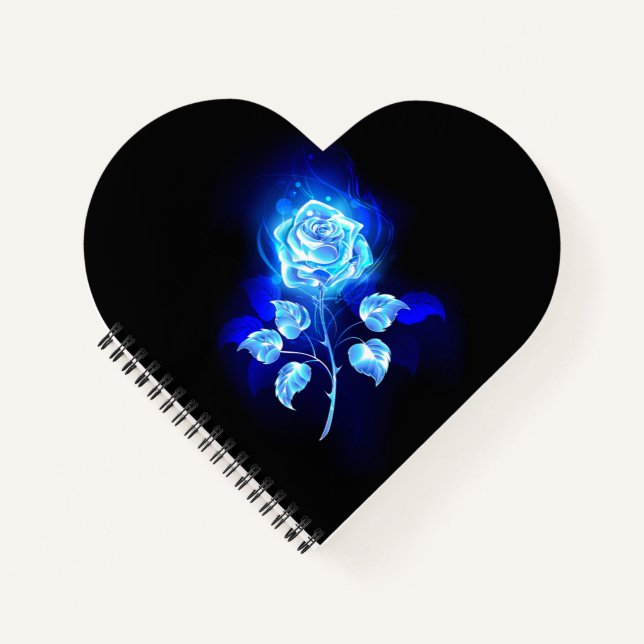 Cuaderno Rosa azul en llamas (Anverso)